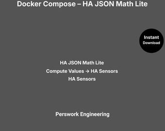 Docker Compose : HA JSON Math Lite — Effectuez des calculs sur les champs JSON pour Home Assistant