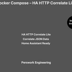 Docker Compose: HA HTTP Correlate Lite — Correla i campi JSON per Home Assistant