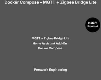 Docker Compose: MQTT + Zigbee Bridge Lite — Tillägg för Home Assistant