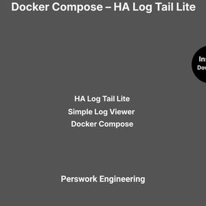 Docker Compose: HA Log Tail Lite — Visor de registros sencillo para laboratorios domésticos