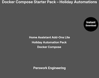 Docker Compose : Modules complémentaires Home Assistant Lite — Pack d’automatisation des fêtes