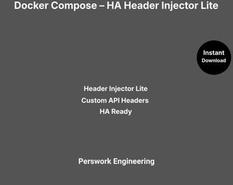 Docker Compose : HA Header Injector Lite — Ajouter des en-têtes personnalisés → Pont API Home Assistant