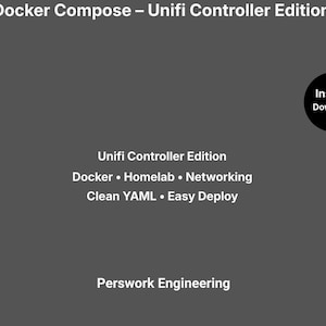 Docker Compose – Unifi Controller (Minimal Edition) • Homelab • Self‑Hosting • Easy Deploy