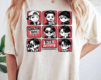 Comfort Colors® BTS World Tour 2026 Shirt, BTS Arirang Shirt, Kpop Fan Gift Tee, Bangtan Boys Shirt, Korean Music Tshirt, Army Lover Tee