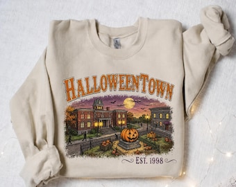 Halloweentown Est 1998 Sweatshirt, Halloweentown University, Retro Halloweentown Sweatshirt, Fall Sweatshirt, Halloween Sweatshirt