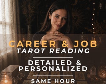 Extremely Deep Career Tarot Reading, Same Hour Delivery, Job & Work Insight, Financial Guidance, Life Path and Career Clarity