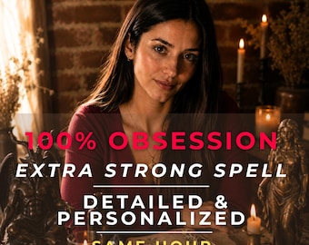 Deep Obsession Spell Casting, Personalized Relationship Ritual, Emotional Bond & Soul Connection, Make Them Love Me, Same Hour