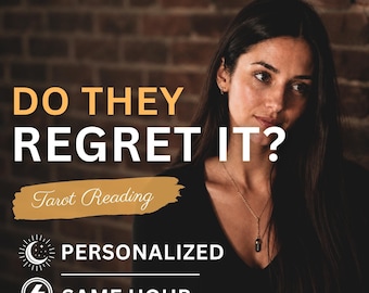 Do They Regret It Psychic Reading, Love Tarot Reading, Does He Regret It, Does She Regret It, Breakup Reading, No Contact, Ex Love Reading