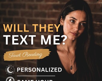 Will They Text Me Tarot Reading, Love Tarot Reading, Will They Contact Me, No Contact Tarot Reading, Relationship Tarot Reading, Same Hour