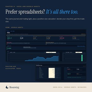 App för kryptohandelsjournal | Excel och kalkylblad, handelslogg, positionskalkylator (digital nedladdning) bild 6