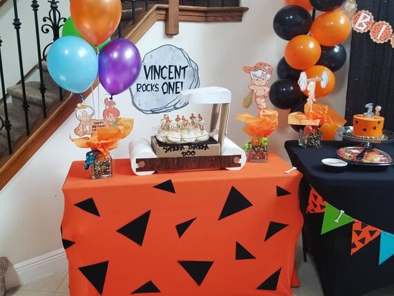 Pebbles Flintstone Bam Bam Rubble Centerpiece Cake Topper Etsy