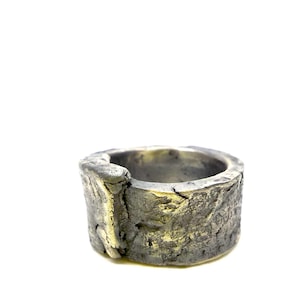 One of a kind Massive Brutalist Heavy ring.