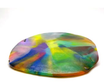 Modern Art Brooch/Pin. Unique Plastic Brooch. Sustainable Artistic jewelry.