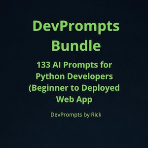 Complete Developer Prompt Bundle — Python Flask Code Review — 133 Prompts — PDF Download