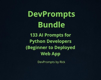 Complete Developer Prompt Bundle — Python Flask Code Review — 133 Prompts — PDF Download