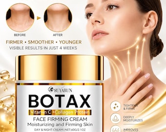 BOTAX Face Firming Cream Vitamin C Collagen Anti-Aging Day Night Moisturizer Skin Tightening