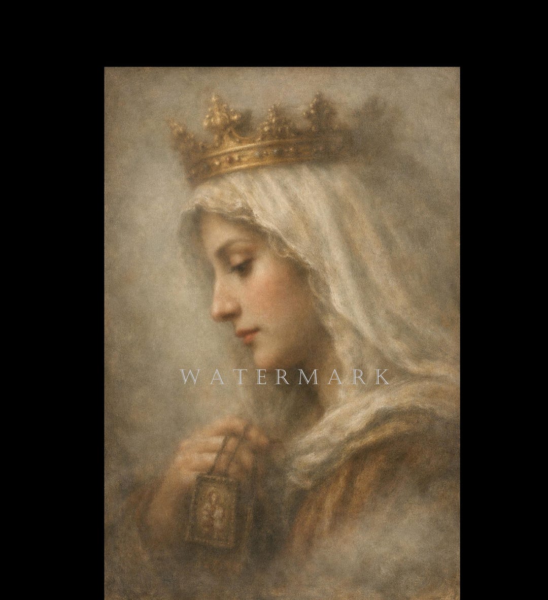 Our Lady of Mt. Carmel Digital Oil Painting DIGITAL DOWNLOAD - Etsy