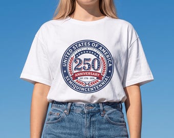 250th Anniversary Shirt | USA Semiquincentennial Seal, 1776-2026 Patriotic Tee, Vintage 4th of July Gift