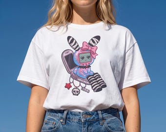 Scenecore Webcore Aesthetic Shirt | Mall Goth Retro Flip Phone Tee, Cute Emo Scene Kid Clothing, Y2K Cyber Goth Top, 2000s Nostalgia