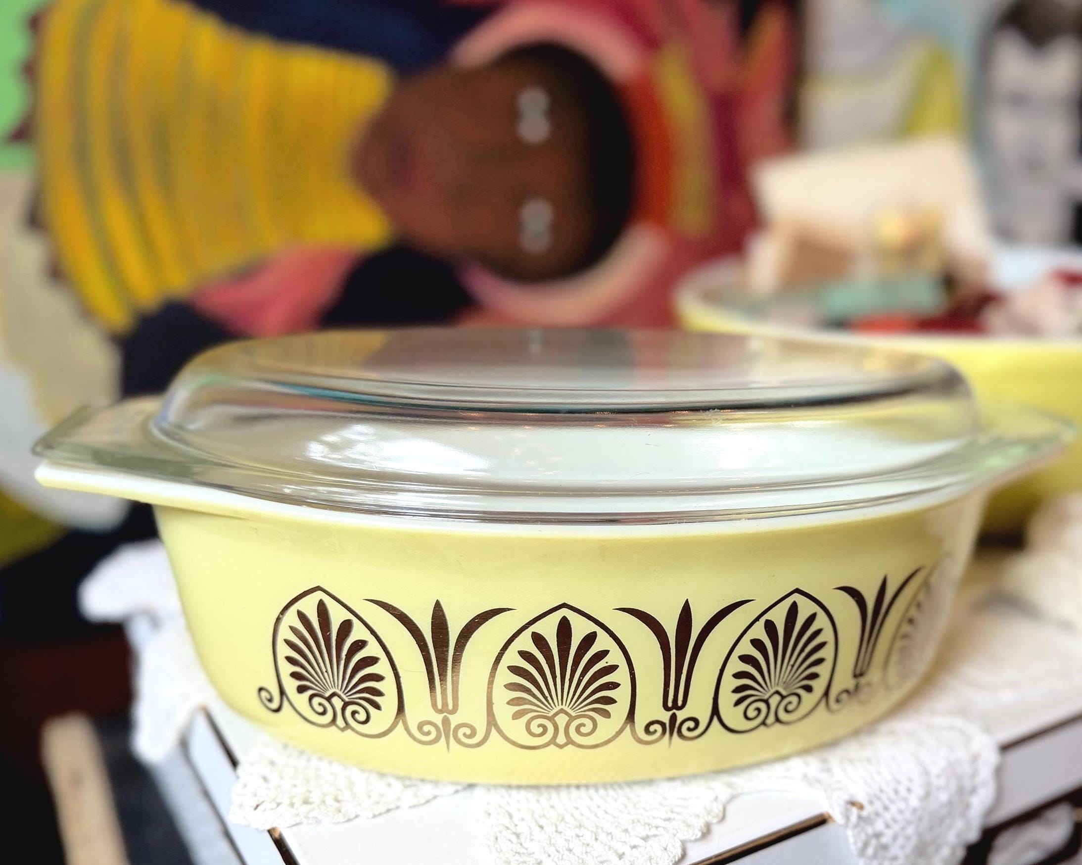 Pyrex Compatibles 963-4 1-Qt 70s ビンテージ Pyrex 4 Qt Casserole - Etsy