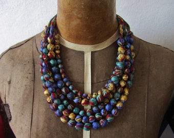 Collier multicolore