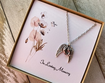 Recuerdo de un niño, collar conmemorativo del bebé, regalo de aborto espontáneo