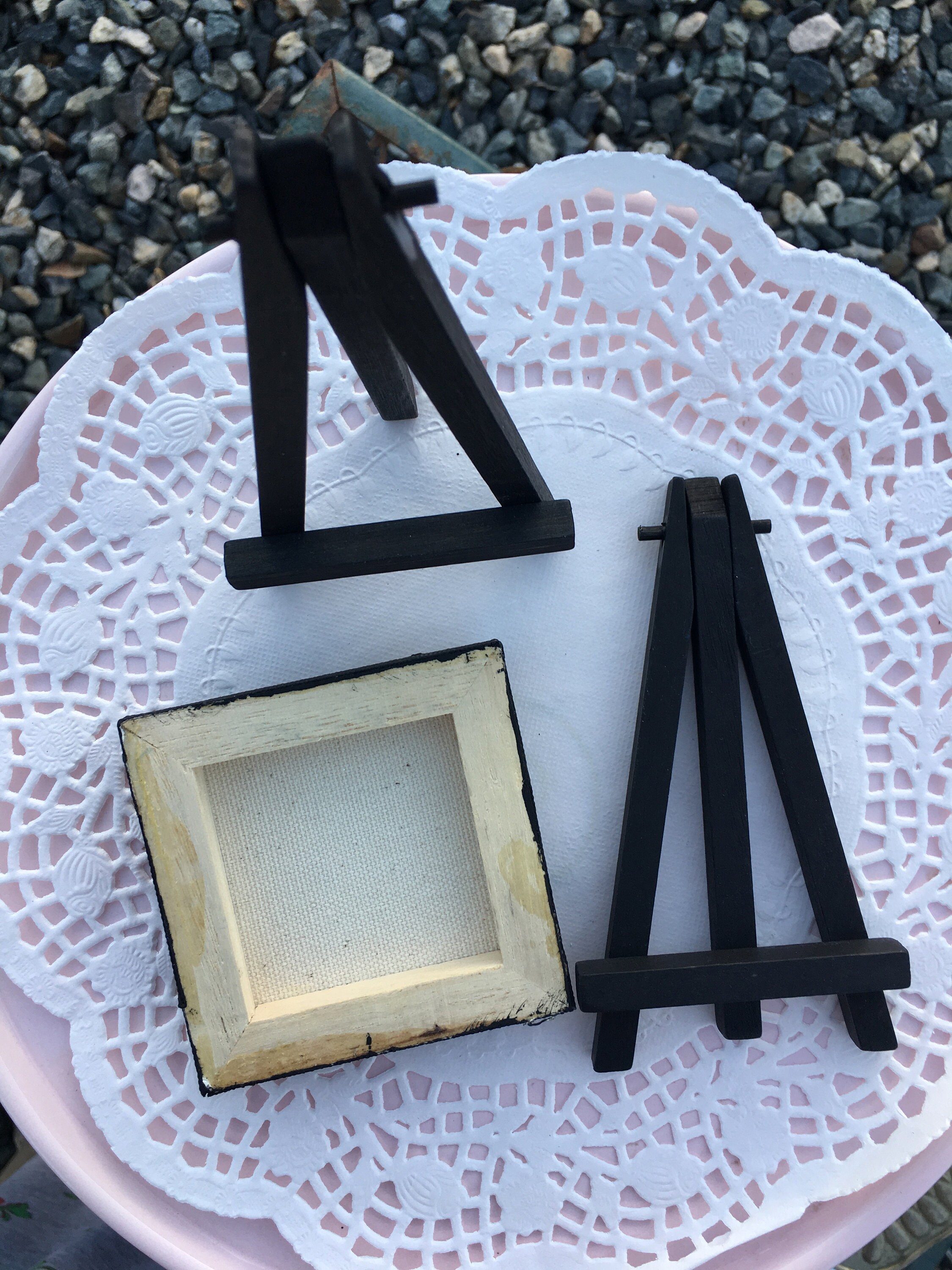 Home Decor Art Mini Embellished Easel / Picture Perfect Etsy