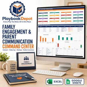 Centre de pilotage de l'engagement familial et de la communication avec les parents | Journal des contacts avec les parents, Suivi des suivis, Sensibilisation positive | Excel et Google Sheets