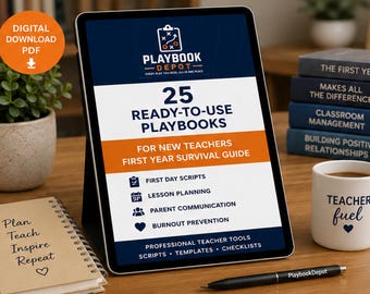 New Teacher Survival Guide | 25 Playbooks for First Year High School Teachers