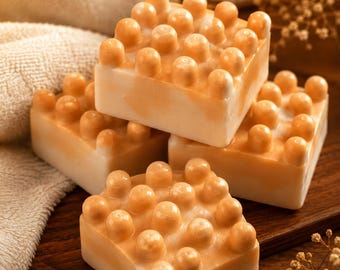 4 barras de jabón de leche de cabra con aroma a espuma cremosa, set de jabón de baño artesanal con aroma a leche de cabra, regalo de spa, cuidado personal, jabón de ducha para el cuidado corporal y de la piel.