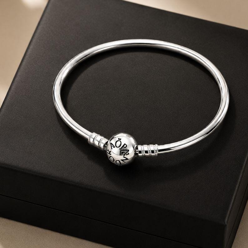 Authentic pandora bangle - Etsy 日本