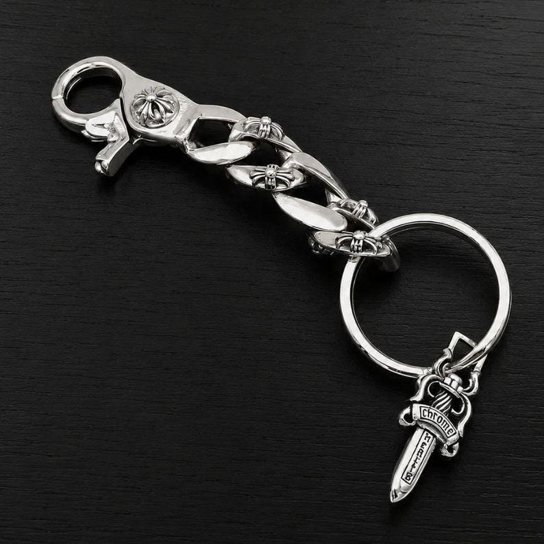 Chrome Hearts Key Ring - Etsy Canada