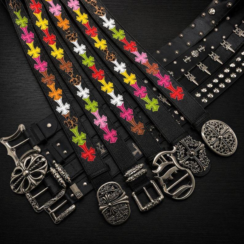Chrome Hearts Belts - Etsy Canada