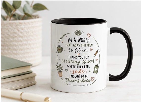 Teacher Appreciation Mug | SEND Teacher Gift | Autism Teacher Mug | SEN Teaching Assistant Gift | End of Term Thank You Gift | Coffee Mug