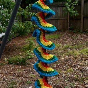 Crochet wind spinner - Multiple colors available - Made to order available - Pride In The Name Of Love