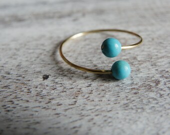 BAGUE // turquoise, metal // neutres // bijoux féminins, bague fine // livraison combinée gratuite