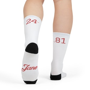 Heated Rivalry - Lily & Jane - Ilya Shane- Graphic "I'm coming to the cottage" Sublimation Crew Socks