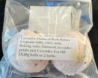 Lavender bath balms