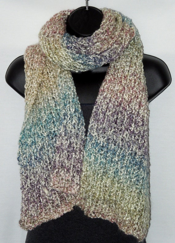 Pastel Rainbow Scarf Etsy