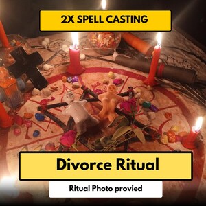 2x echtscheidingsspreuk Casting - Happy Divorce, Settlement & Cord Cutting Ritual