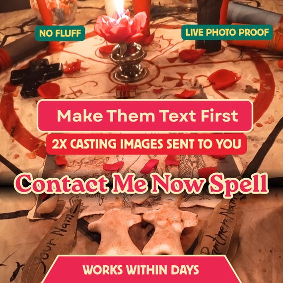 Extreme Contact Me Spell | Effective Strong Love Contact