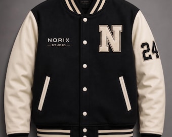 Custom Varsity Jacket Personalized Letterman Jacket Embroidered Name Number College Bomber Coat Men Women