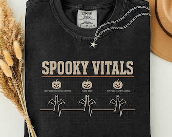ER Nurse Halloween Shirt, Emergency Room Tee, Critical Care Nurse Gift, Medical Halloween Gift for Nurses, ER Spooky Season Comfort Colors