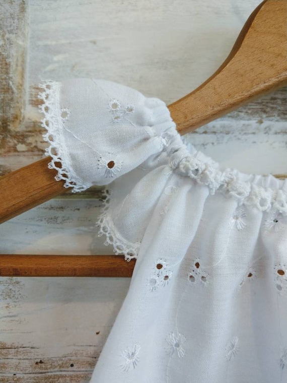 white mini summer dress