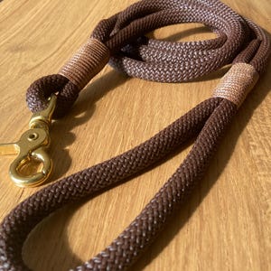 Donkerbruine riem, gepersonaliseerde riem voor kleine en grote honden, op maat gemaakte hondenriem