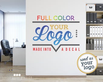 Custom Storefront Window or Wall Decals - Business Logos, Store Hours, Photos, Etc.