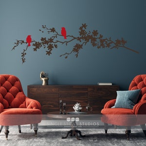 Tree Wall Decals Branch Nature's Longing - Vinyl Wall Art Custom Home Decor