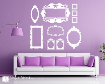 Frame Wall Decals Baroque Collection (Large) Custom Home Decor