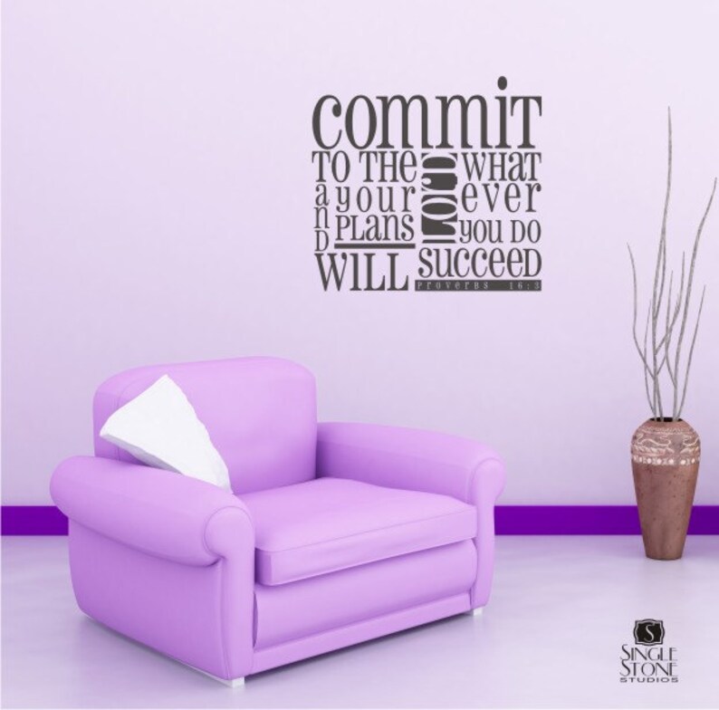 Wall Decals Proverbs 163 Scripture Design Vinyl Wall Words Etsy