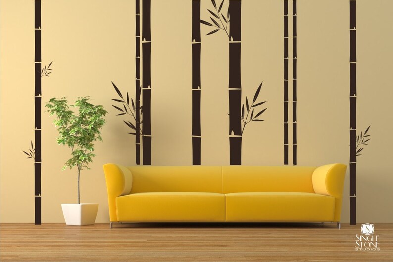 Bamboo Wall Decals Mural Stickers Custom Home Decor